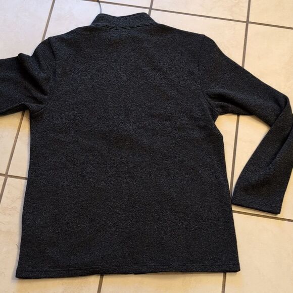 NWT Prana Route Tracker Sweater Jacket Dark Iron Grey Full Zip Size L - Picture 3 of 12